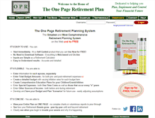 Tablet Screenshot of onepagefinancial.com
